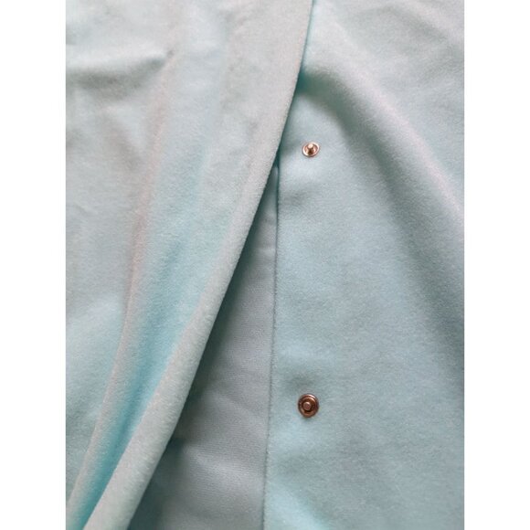 Vintage Vanity Fair XXL Light Blue Robe With Quilted Collar - Picture 9 of 11